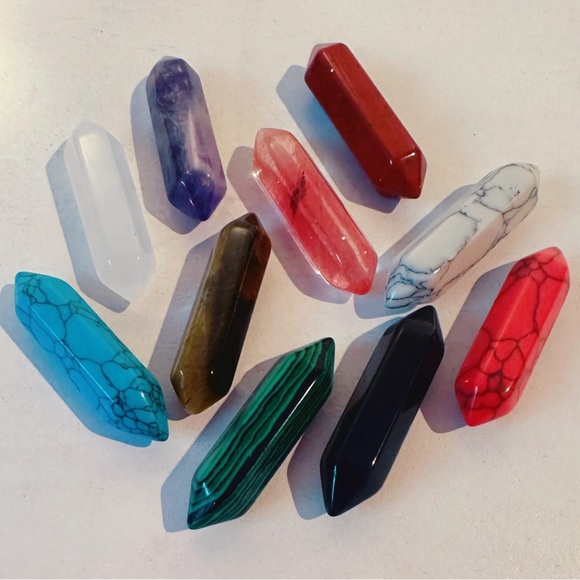 [ 3 FOR $20 ] SMALL CRYSTAL WANDS PACK OF 10 - Picture 7 of 10